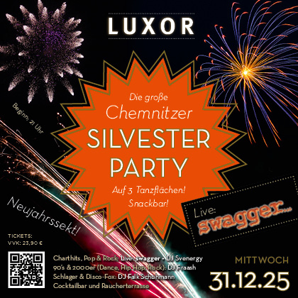 LUXOR Sylvester Party im Dezember